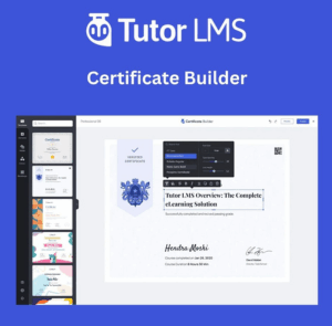 Tutor LMS Certificate Builder (Addon)